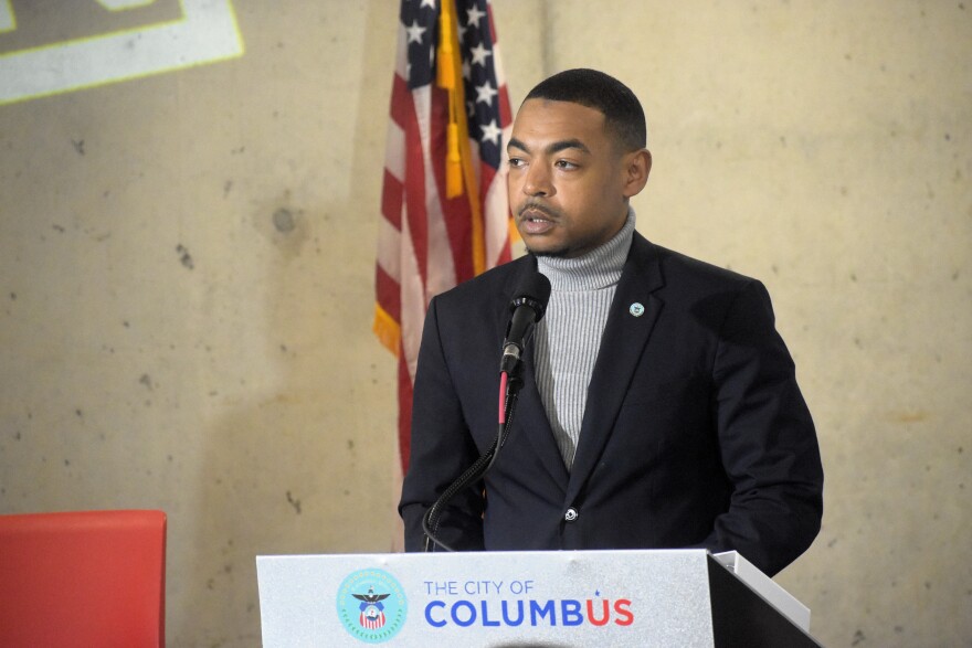 Columbus City Council President Shannon Hardin announces new